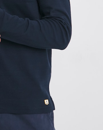 Armor Lux Long Sleeve Jersey Polo - Navy