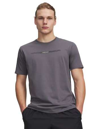 Under Armour Back Print Blur Logo T-Shirt