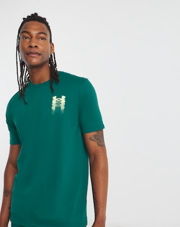 Under Armour Back Print Large Blur Logo T-Shirt