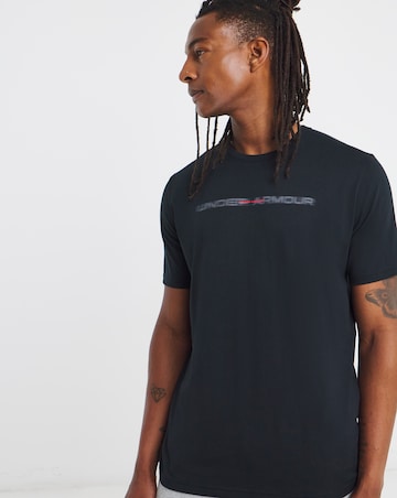 Under Armour Back Print Blur Logo T-Shirt