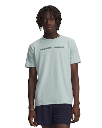 Under Armour Back Print Blur Logo T-Shirt