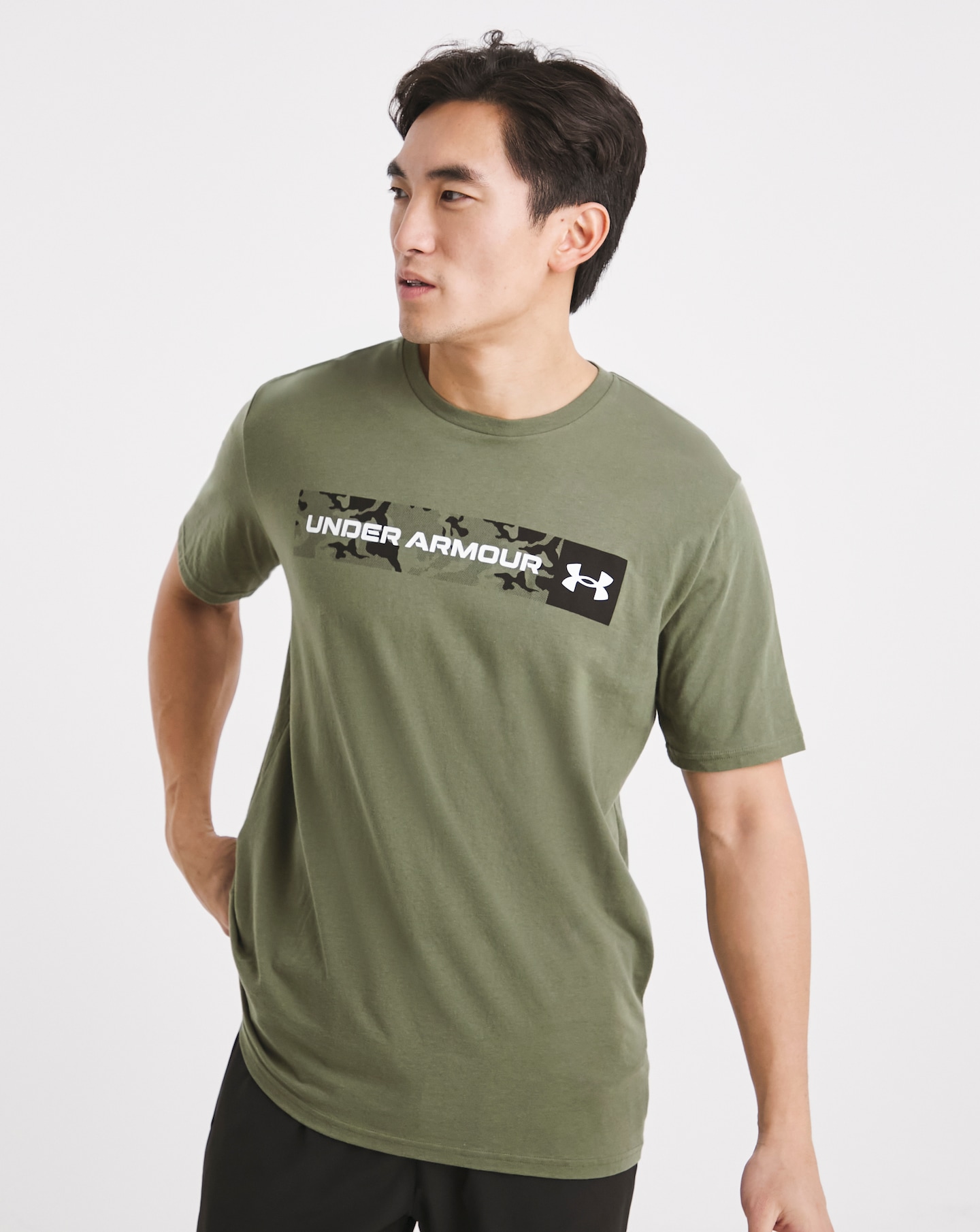 Under Armour Camo Chest Stripe T-Shirt