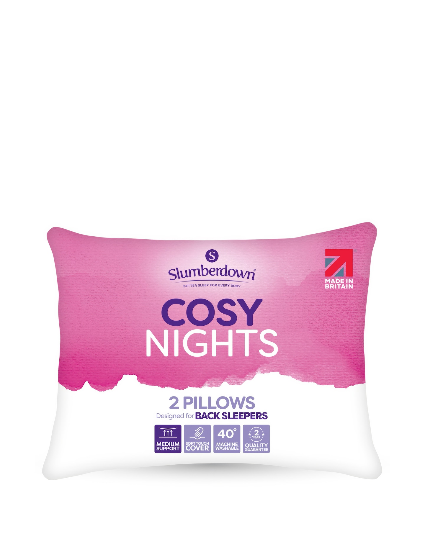 New In - Slumberdown Cosy Nights Back Pillows