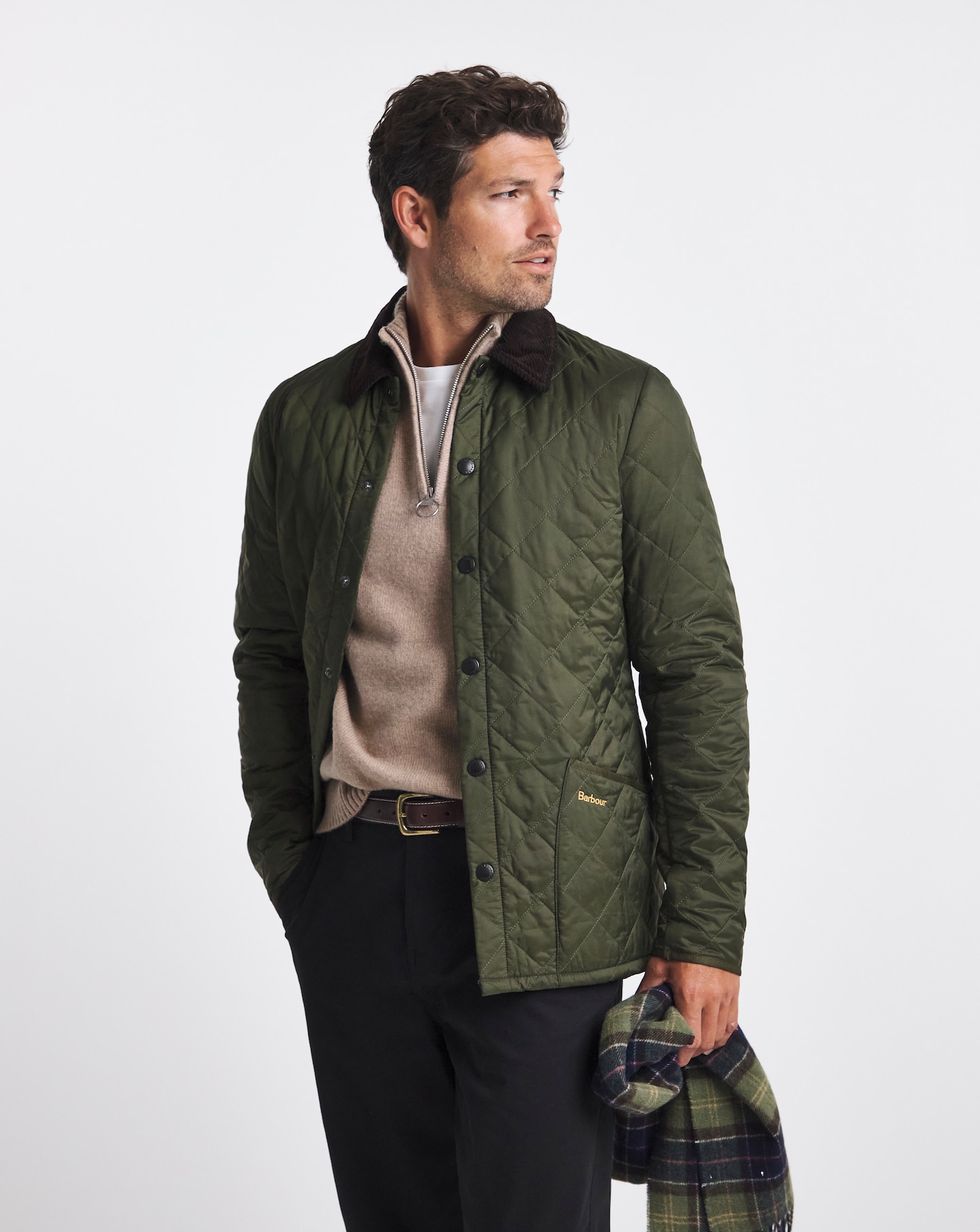 Barbour Heritage Quilted Jacket - Olive