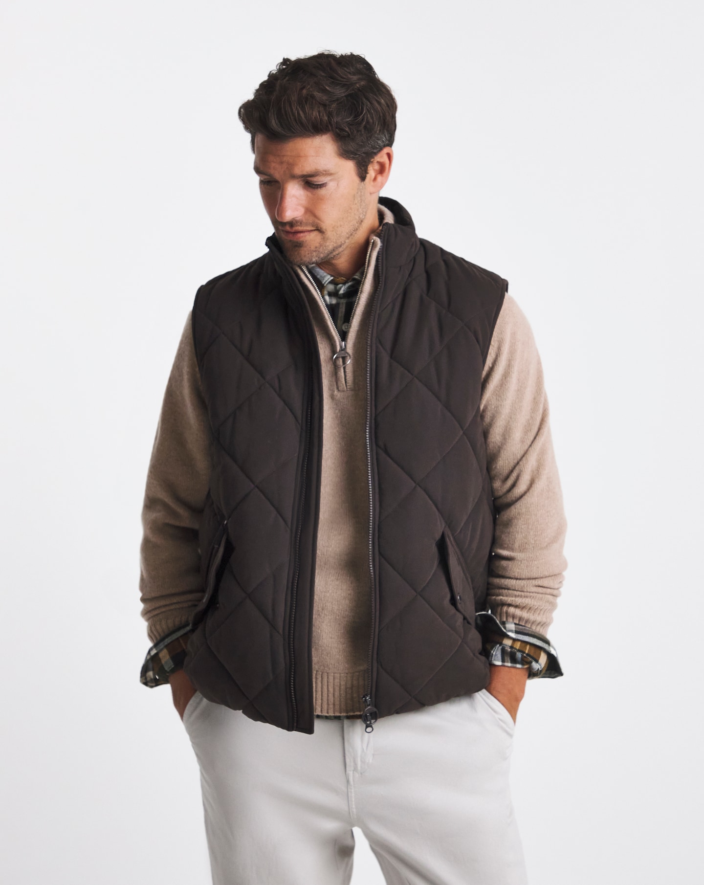 Barbour City Chelsea Quilted Gilet - Oak
