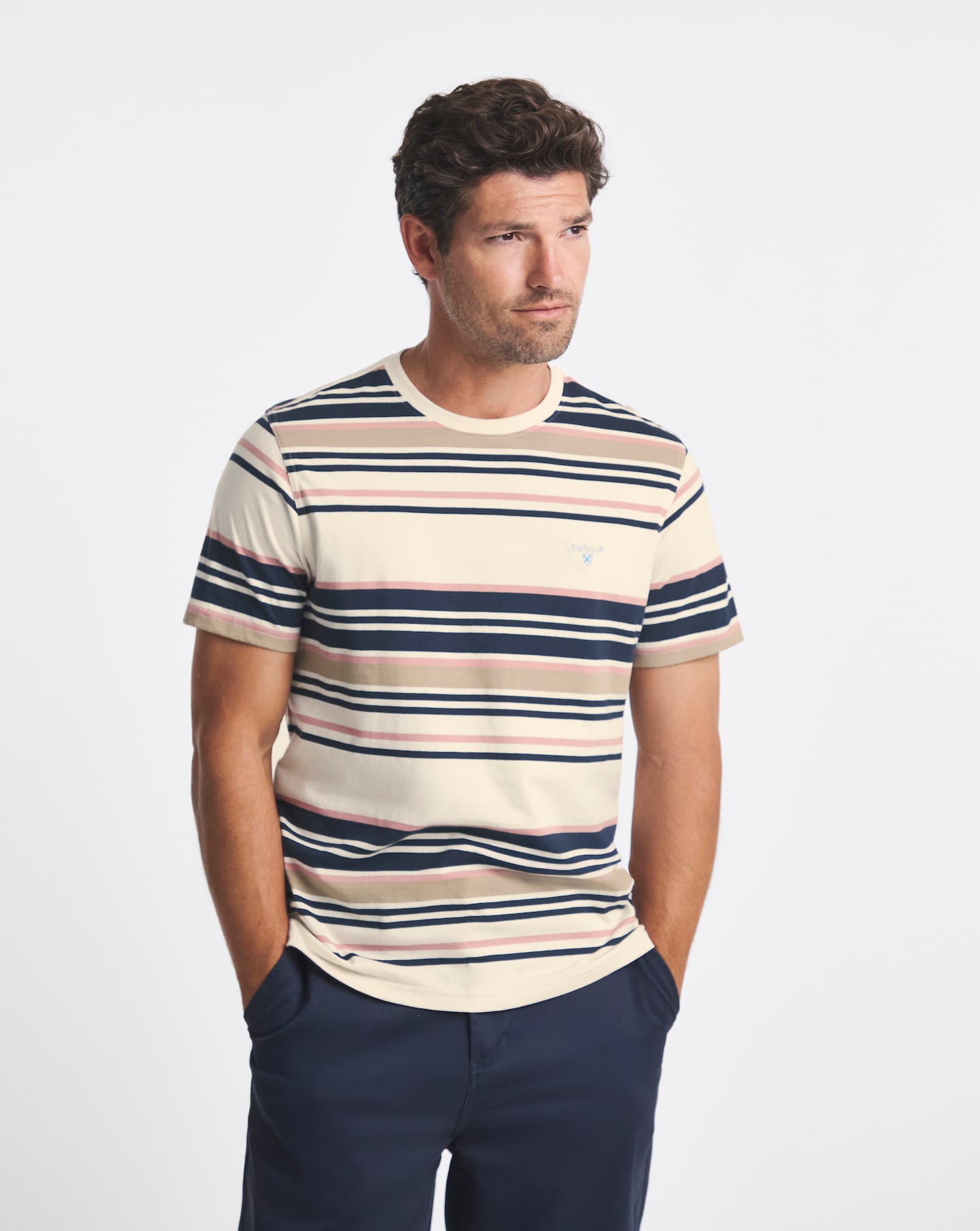Barbour Aickmen Tailored Striped T-Shirt