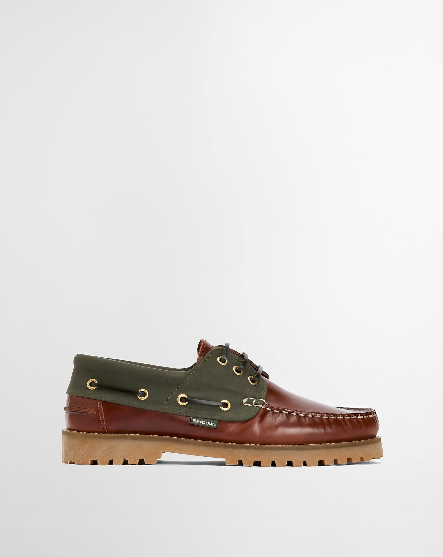 Barbour Deck Boat Shoe - Mahogany