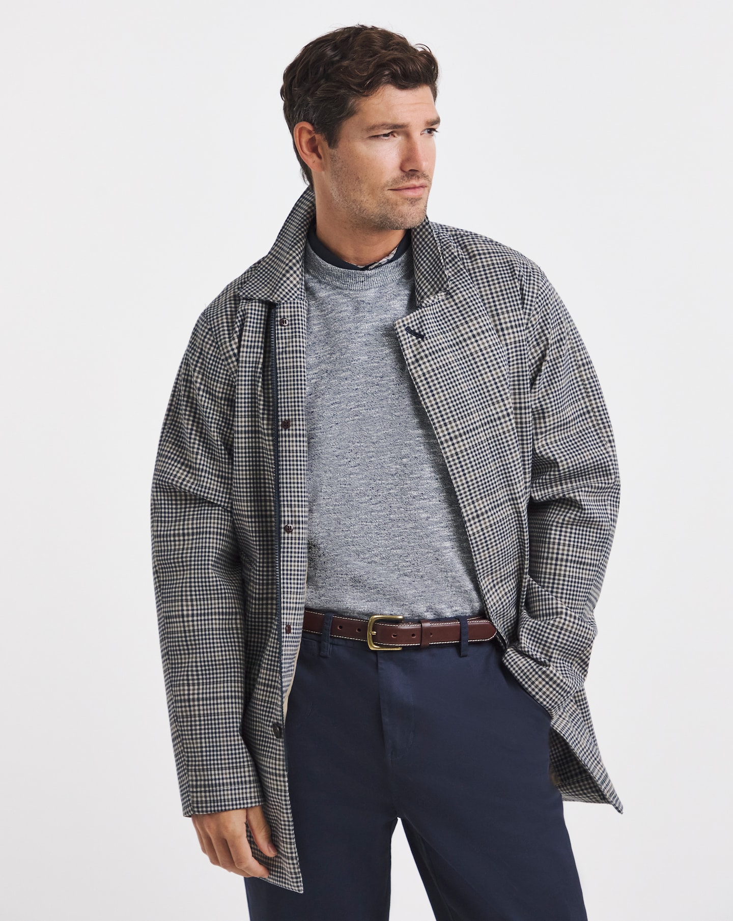 New In - Barbour Check Rokig Waterproof Mac