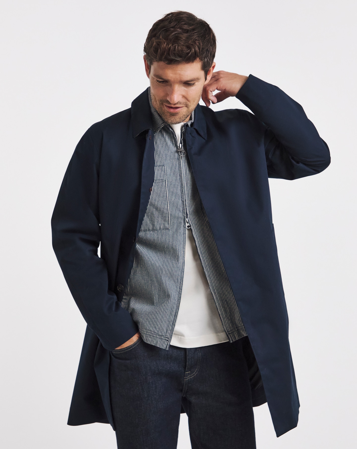 New In - Barbour Rokig Waterproof Jacket - Navy