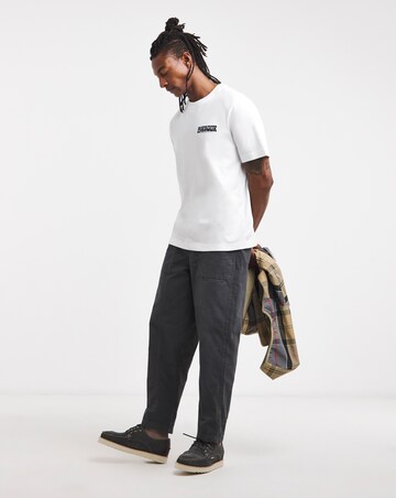 Barbour Frome Short Sleeve Relaxed Back Graphic T-Shirt - White
