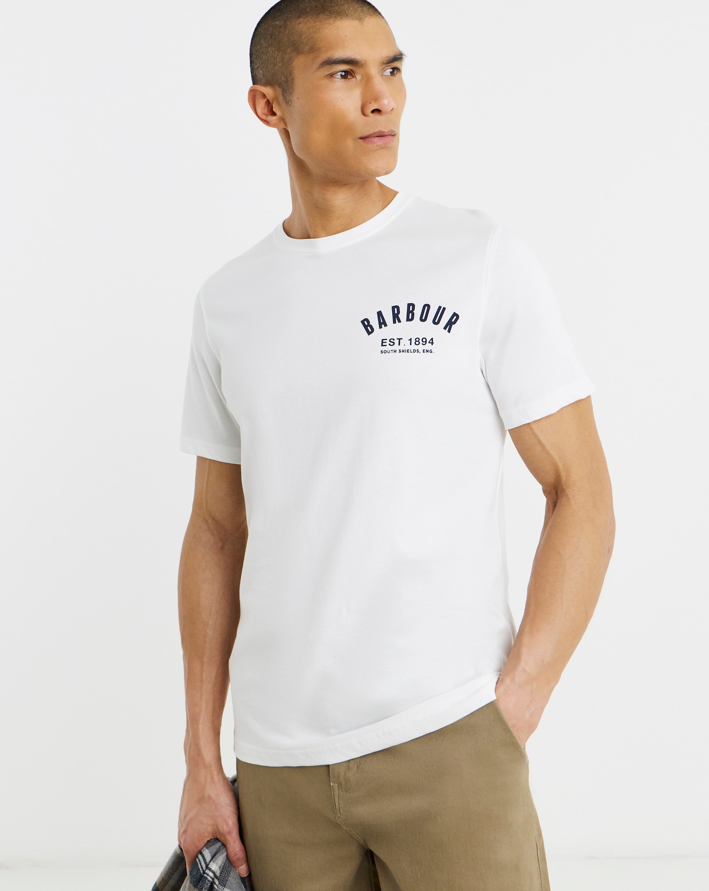 New In - Barbour Preppy T-Shirt - White