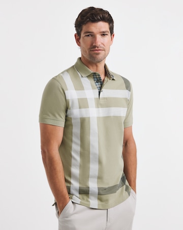 Barbour Short Sleeve Blaine Tailored Polo Shirt - Sea Green
