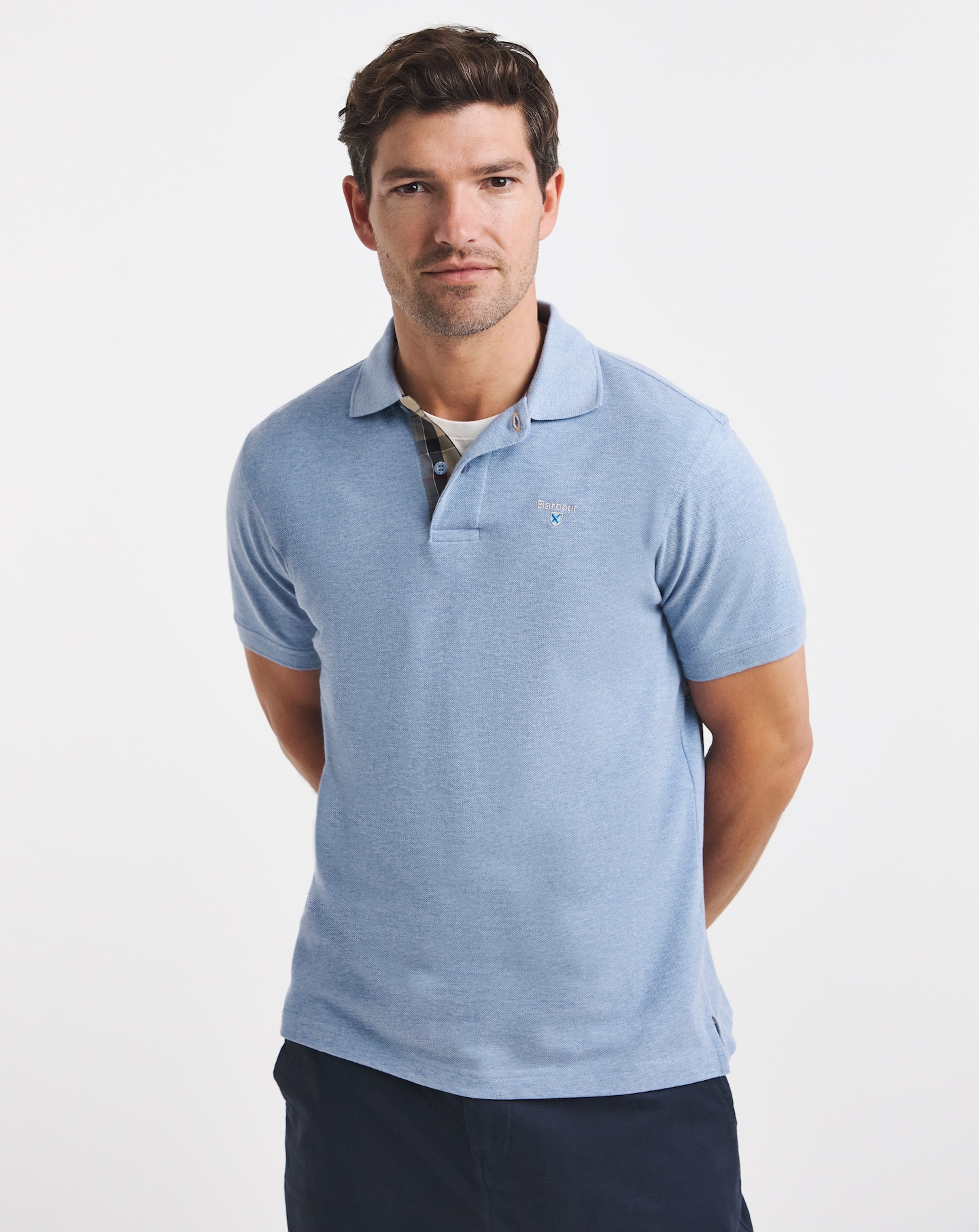 Barbour Tartan Pique Polo Shirt