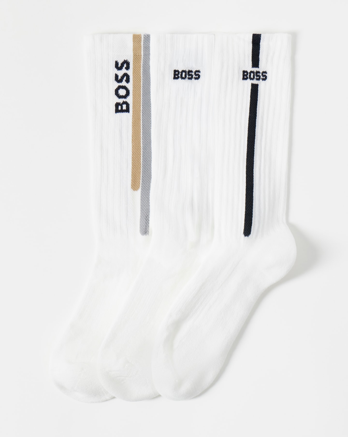 New In - BOSS 3 Pack Rib Sport Socks