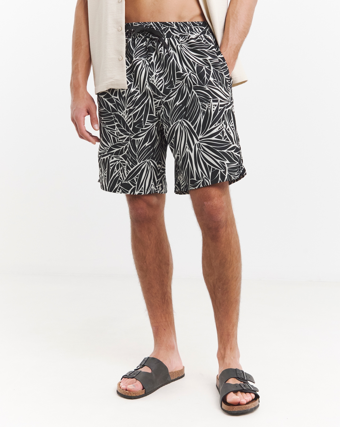 Palm Print Swim