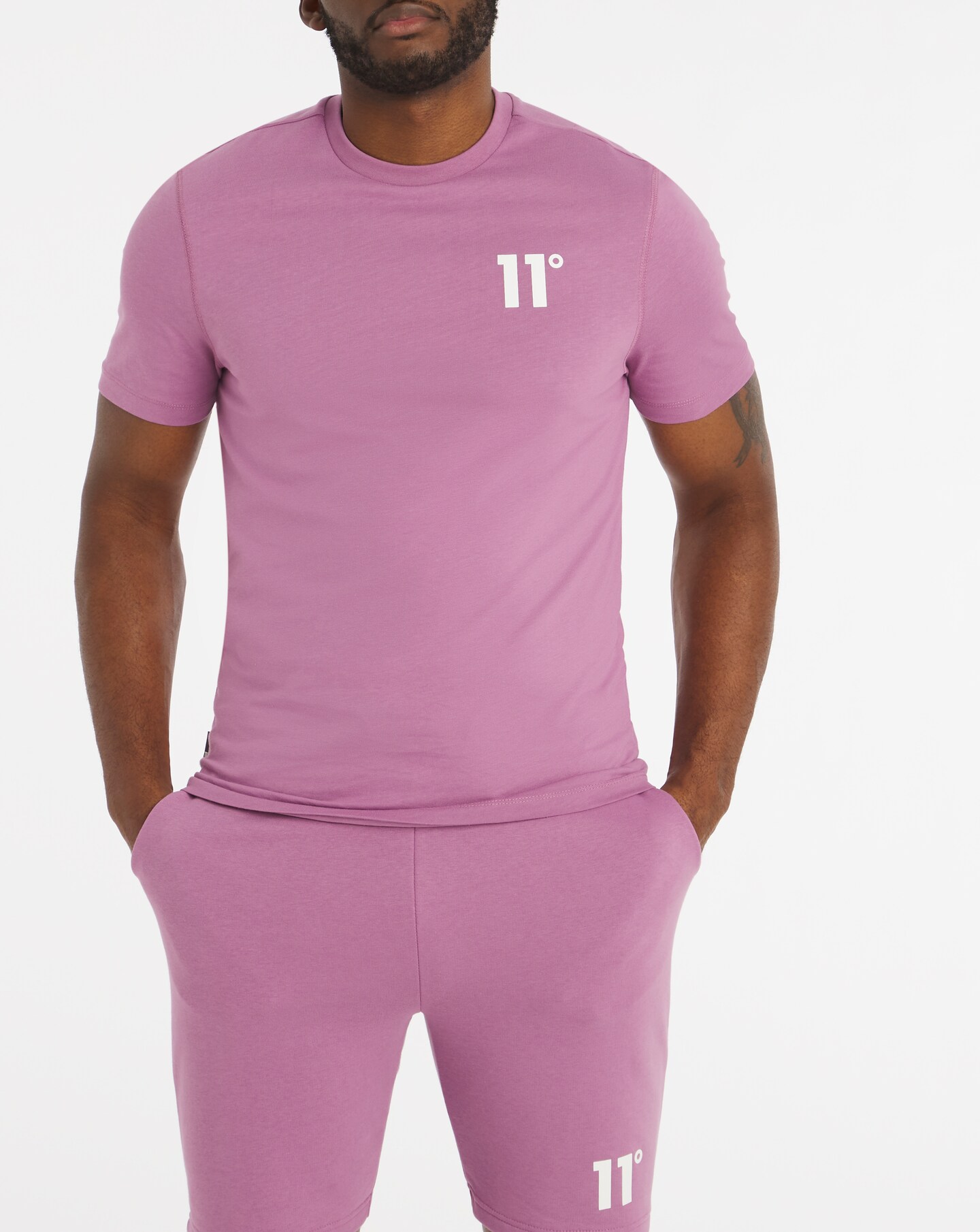 11 degrees pink t shirt