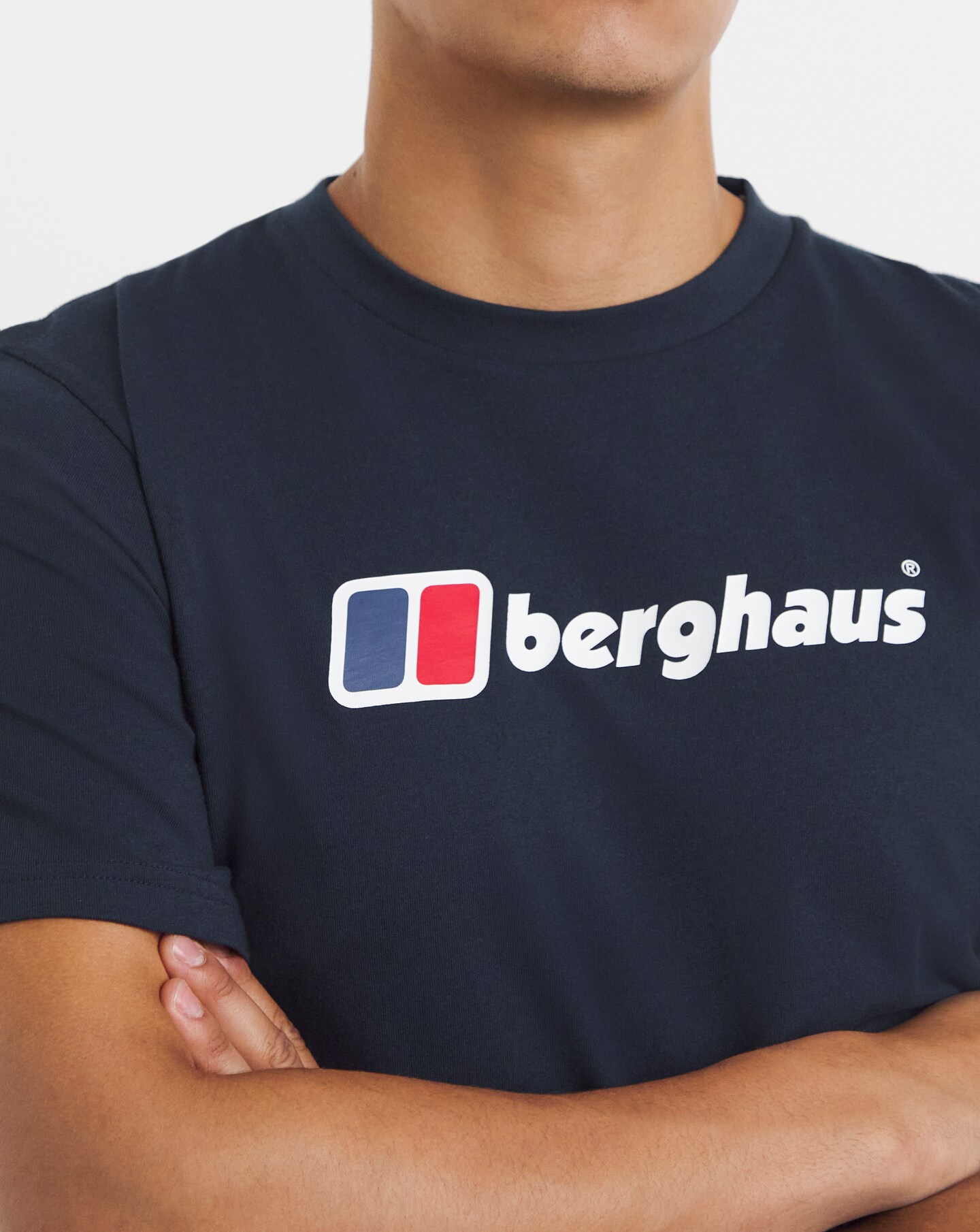 Berghaus Herren Bio-T-Shirt Mit Logo – 1er Pack, Aus Baumwolle, Bequemer Alltags-Schnitt