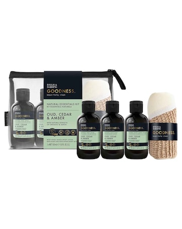Baylis And Harding Goodness Oud, Cedar And Amber Essentials Gift Set