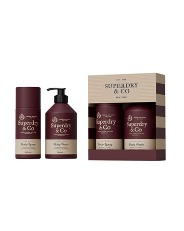 Superdry Mens Bergamot & Vetiver Body Duo