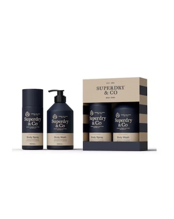 Superdry Mens Cedarwood & Sandalwood Duo