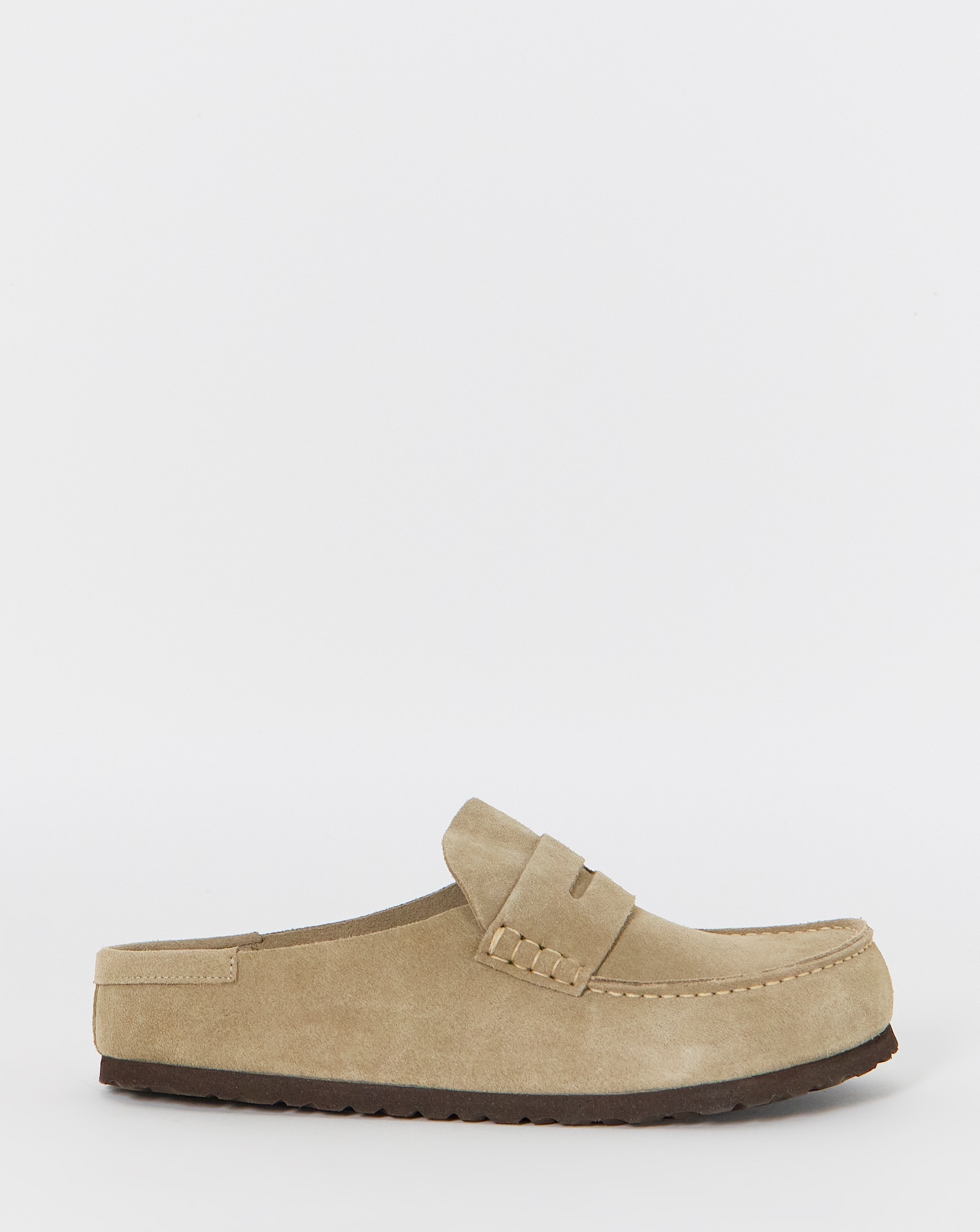 New In - Birkenstock Suede Naples Loafer - Taupe
