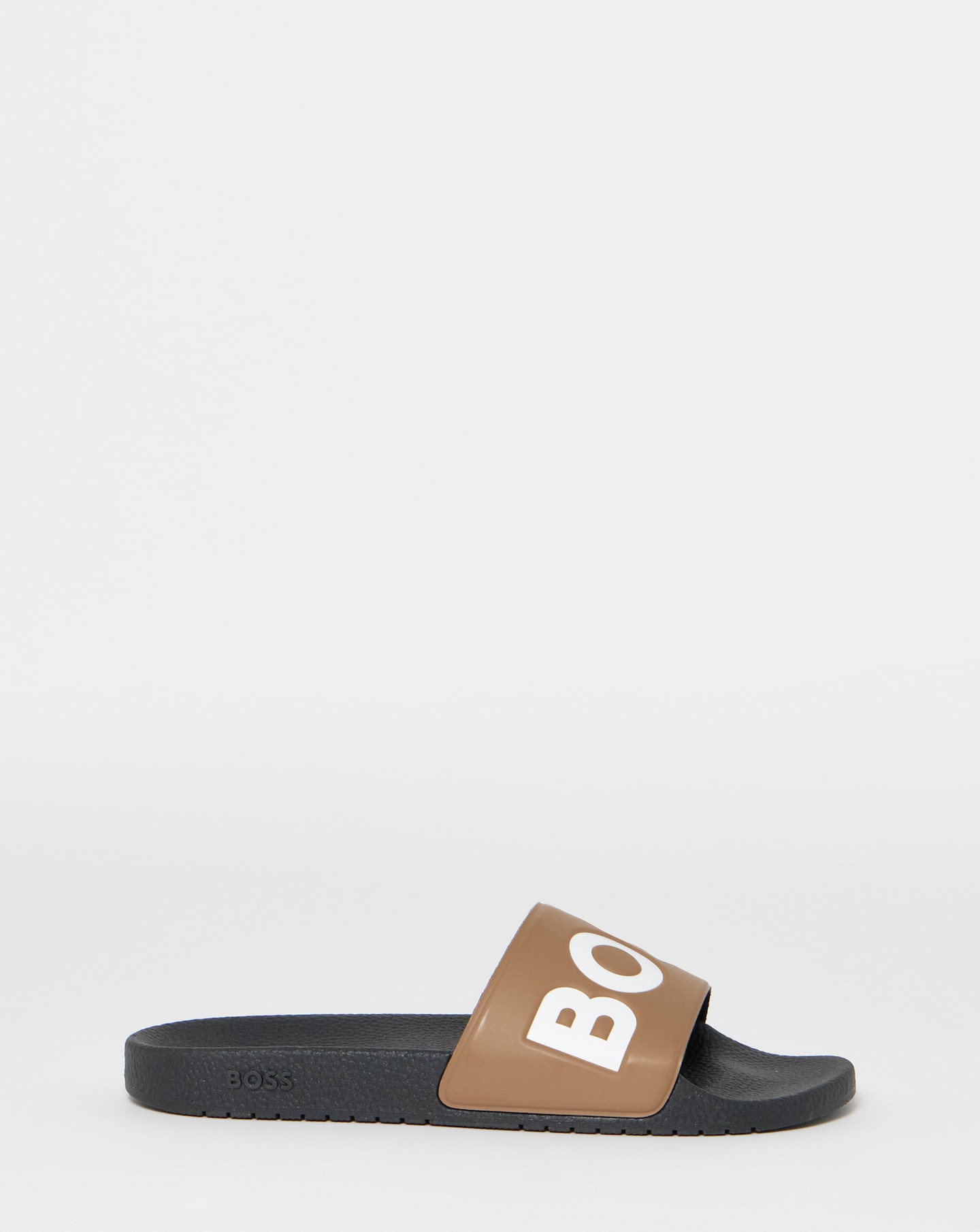 New In - BOSS Aryeh Logo Slide - Beige
