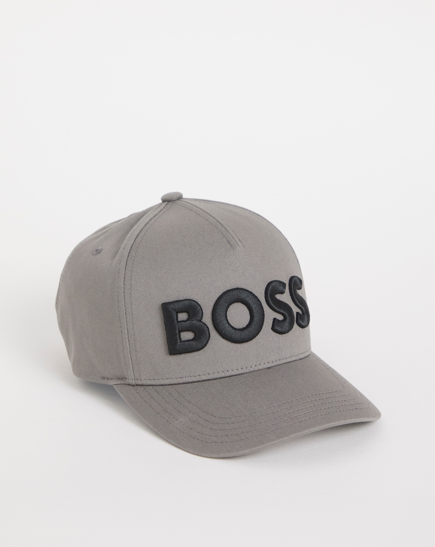 BOSS Grey Large Logo Cap