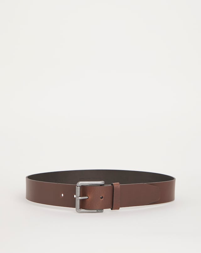 BOSS Dark Brown Leather Belt