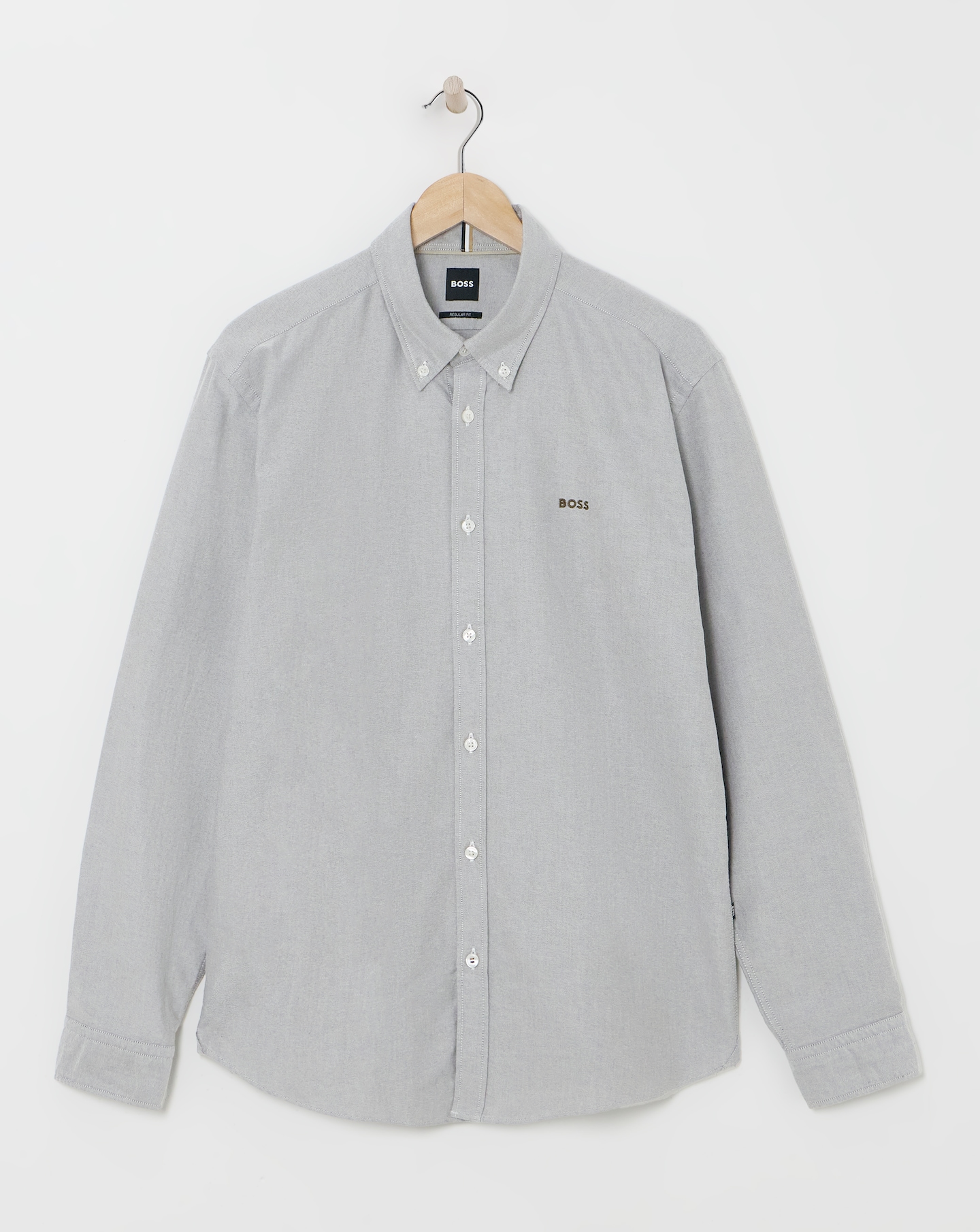 BOSS Classic Long Sleeve Green Shirt