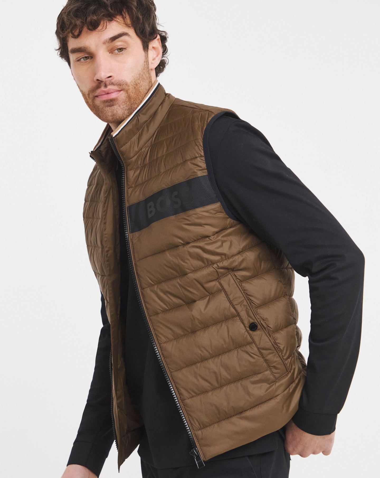 BOSS Block Logo Insulated Gilet