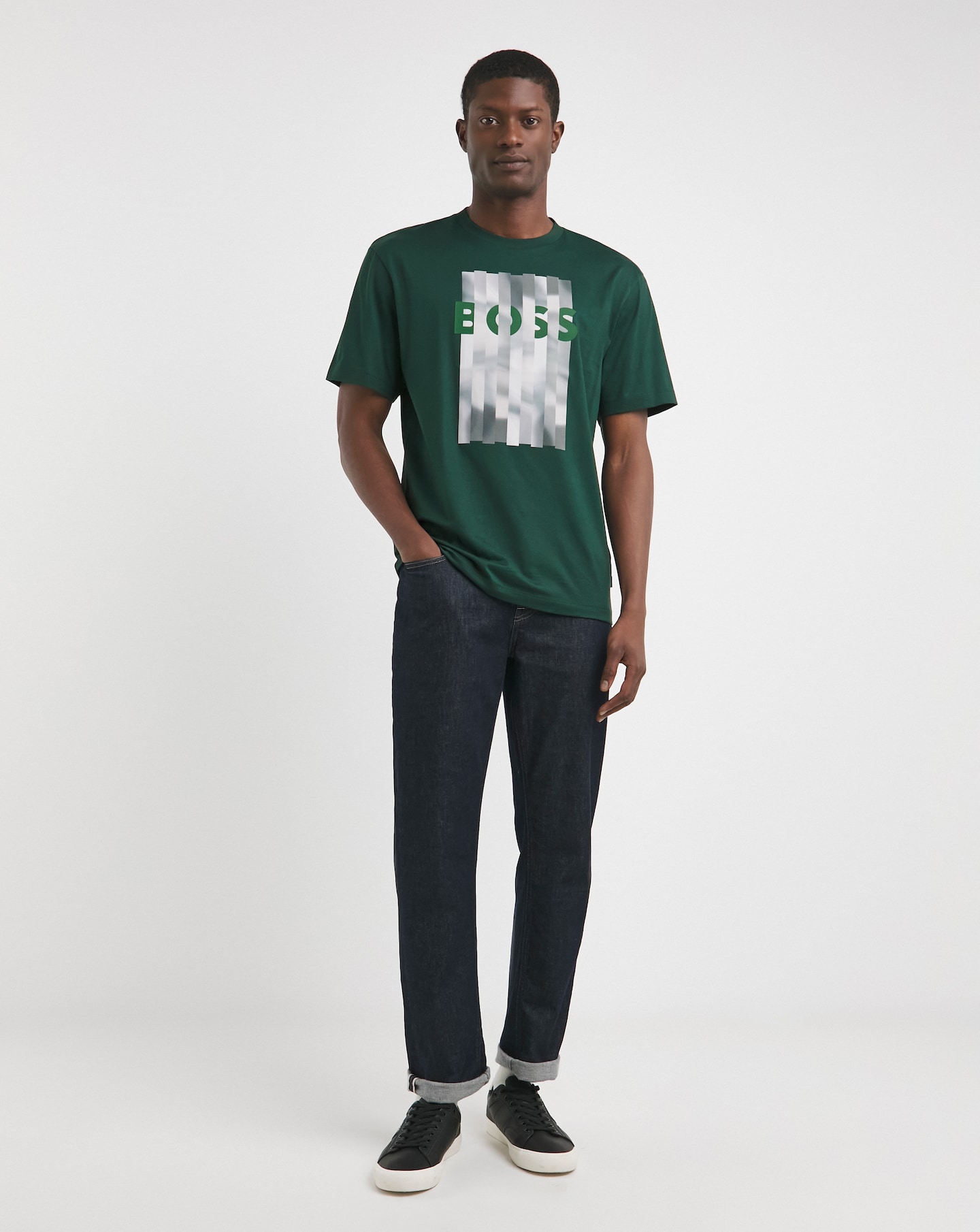 BOSS Green Graphic Logo T-Shirt