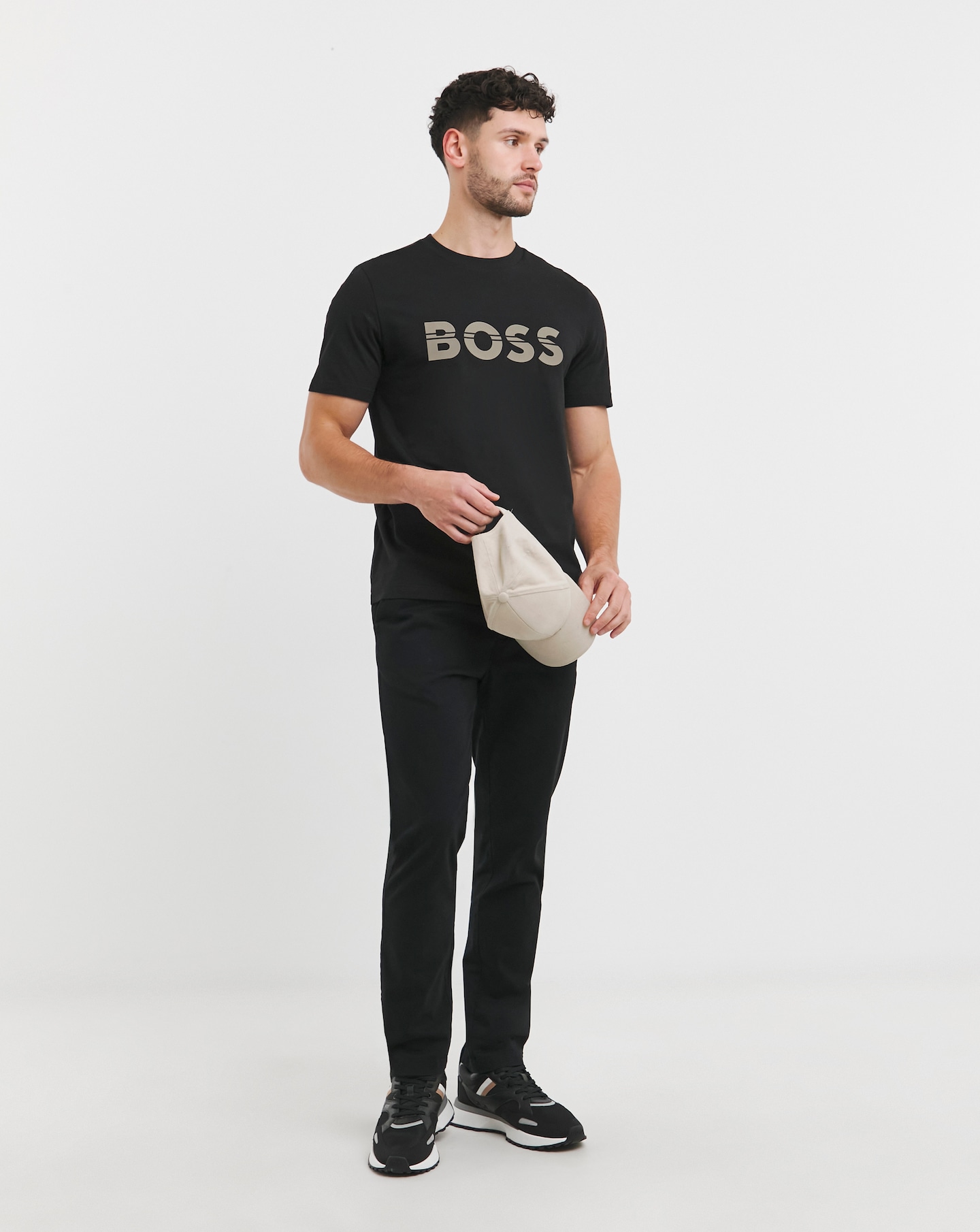 BOSS Black Raised Logo T-Shirt
