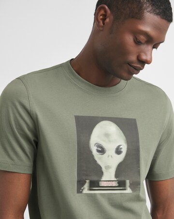 BOSS Short Sleeve Alien T-Shirt - Grey