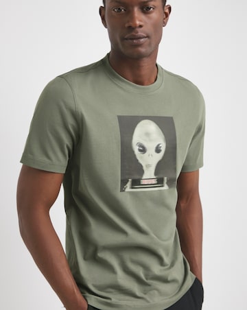 BOSS Short Sleeve Alien T-Shirt - Grey