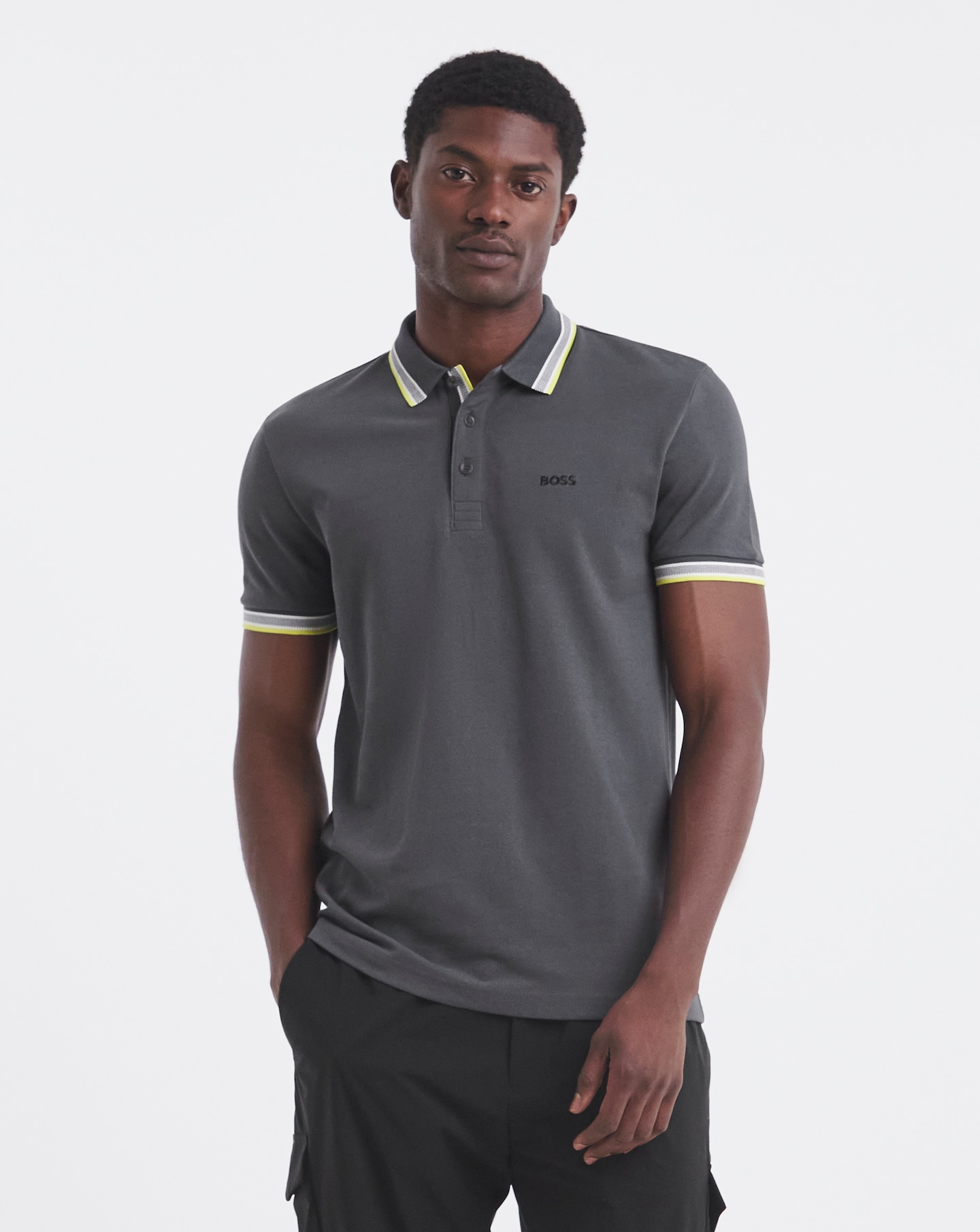 BOSS Paddy Polo - Dark Grey