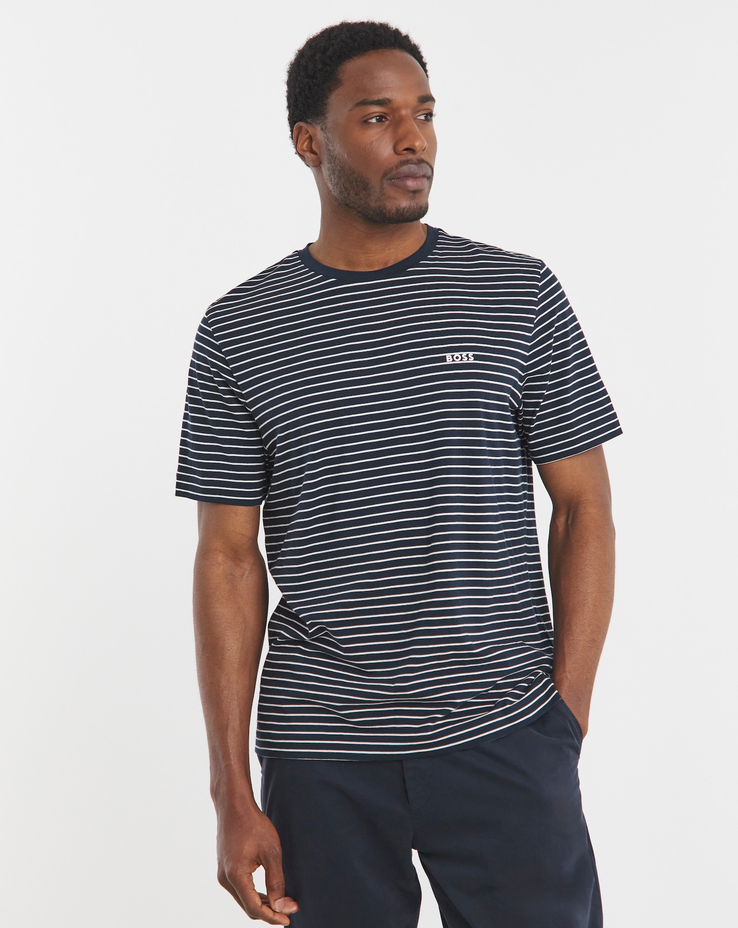 BOSS Short Sleeve Stripe T-Shirt