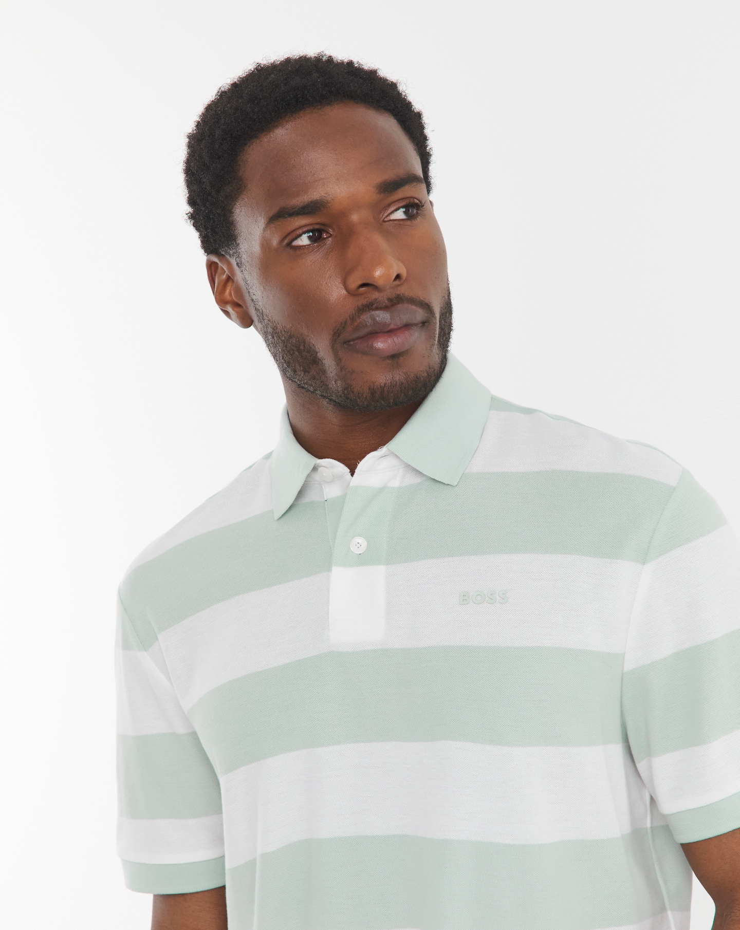 BOSS Short Sleeve Stripe Polo