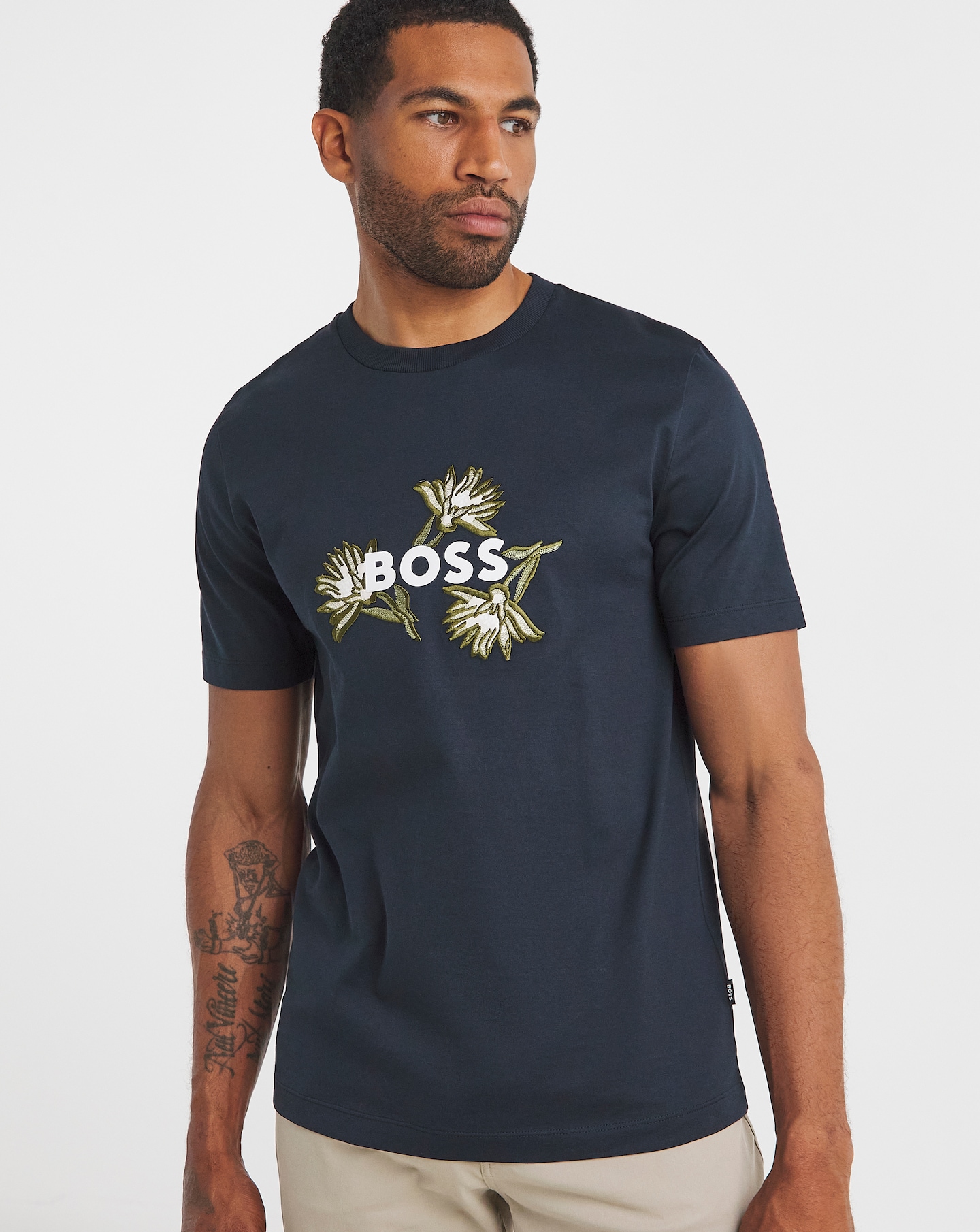 BOSS Floral Graphic T-Shirt
