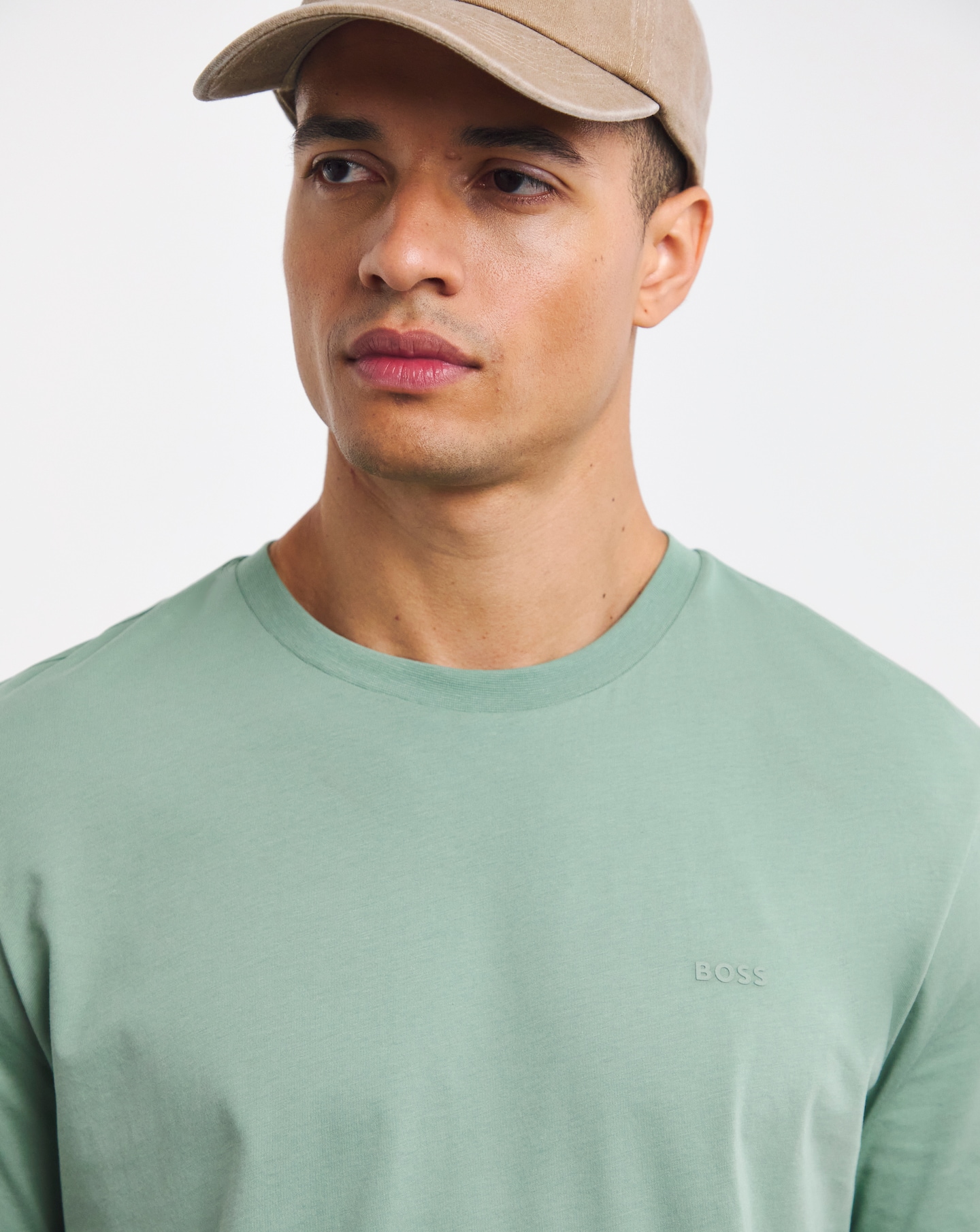 BOSS Tonal Logo Crew Neck T-shirt
