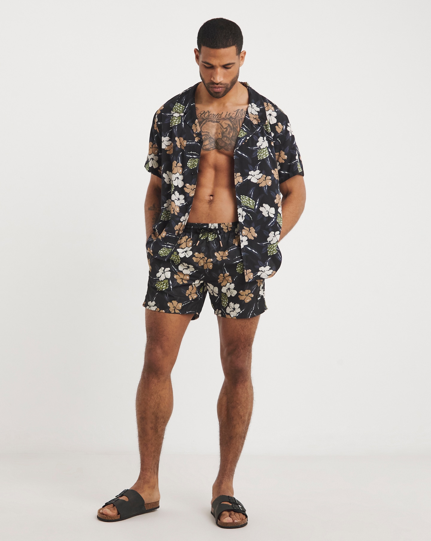BOSS Piranha Printed Swim Short