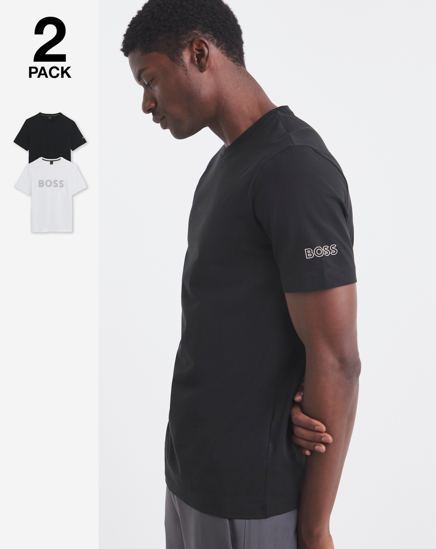 BOSS 2 Pack Logo T-Shirt - Multi