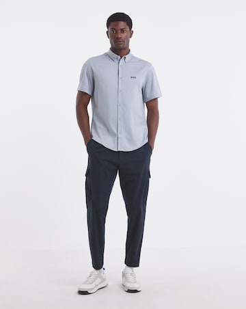 BOSS Classic Short Sleeve Motion Shirt - Light Grey