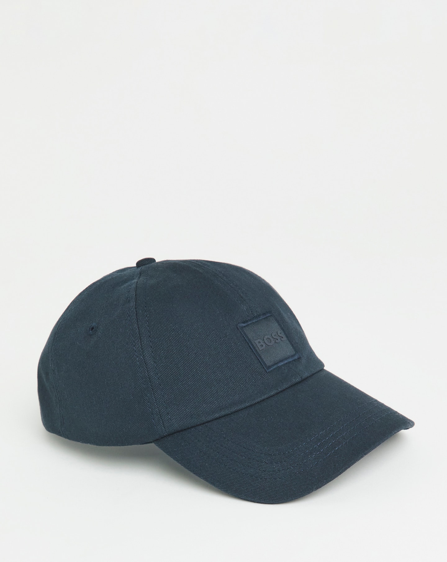 BOSS Classic Badge Cotton Cap - Navy