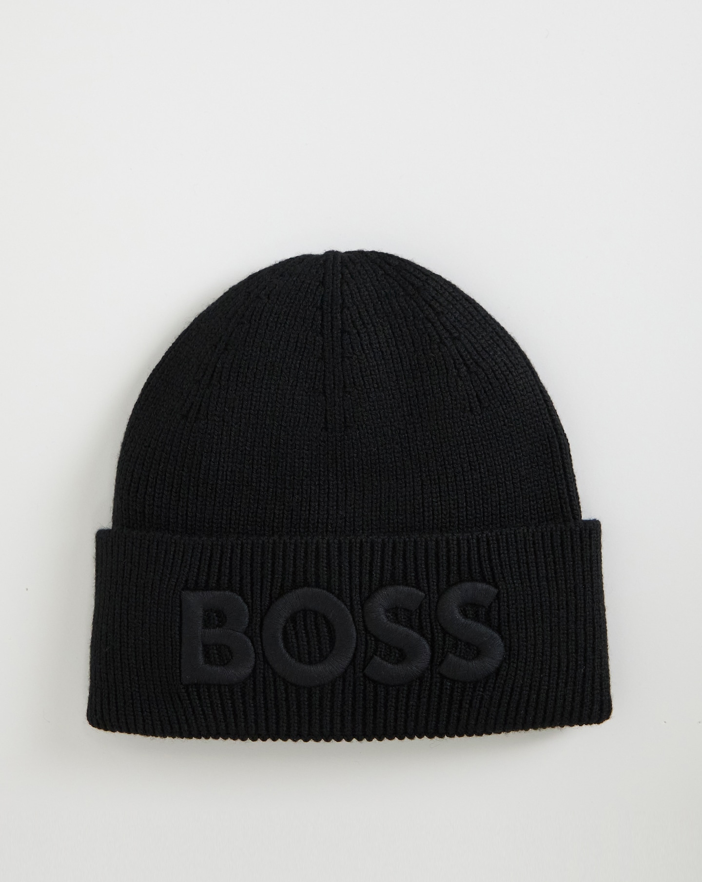 BOSS Logo Beanie - Black