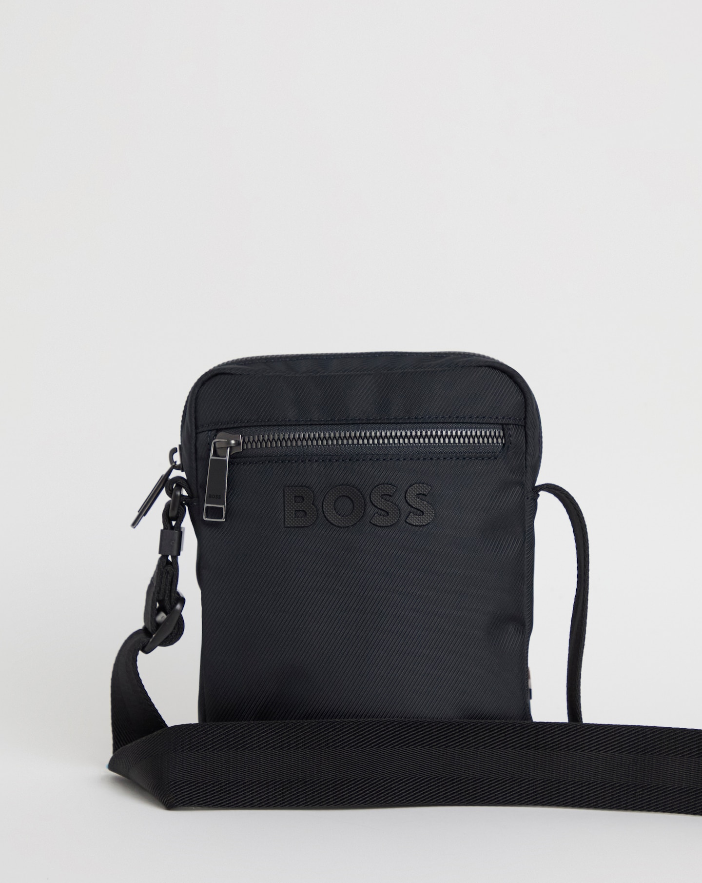 BOSS Logo Reporter Bag - Navy