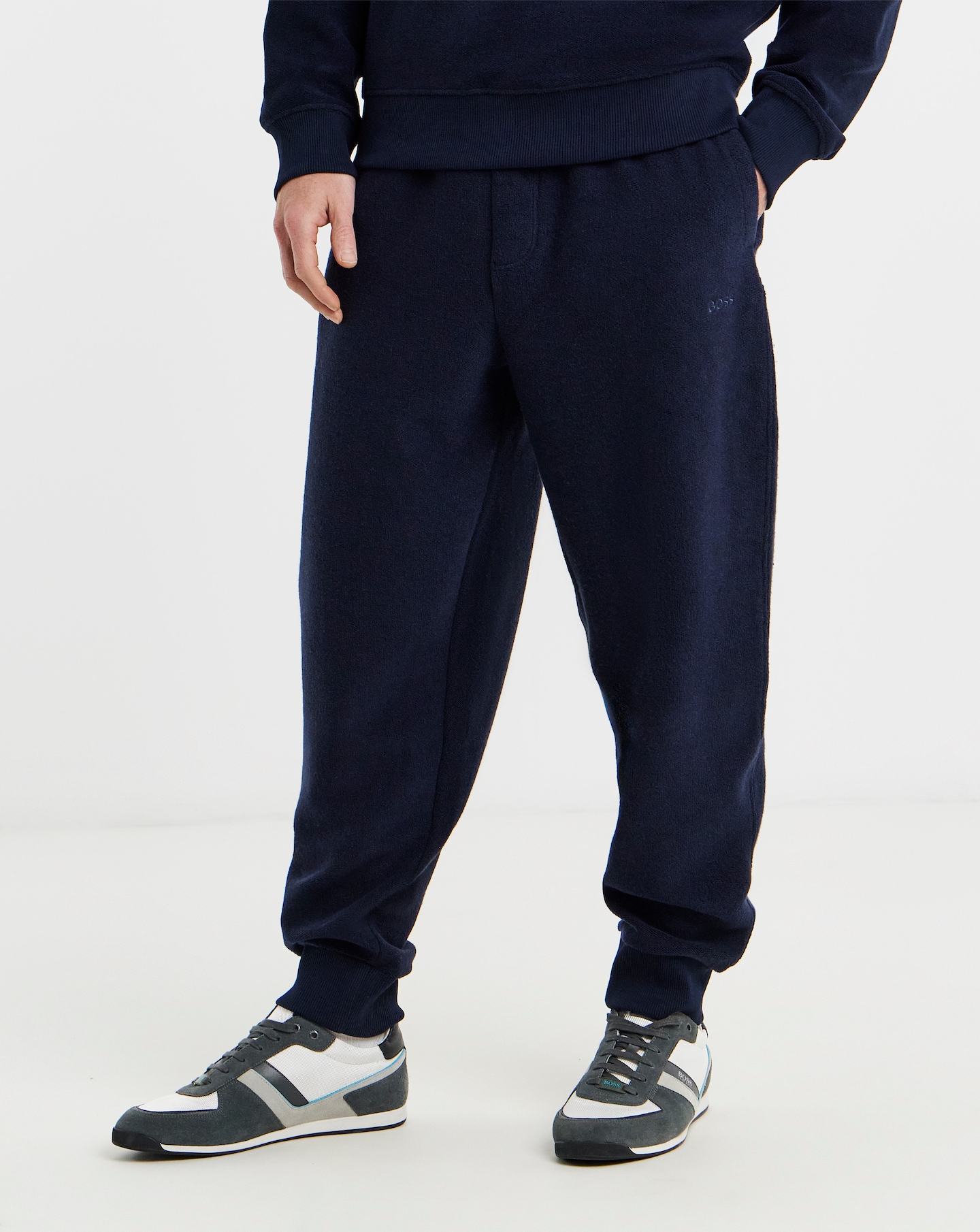 New In - BOSS Fleece Jogger - Navy