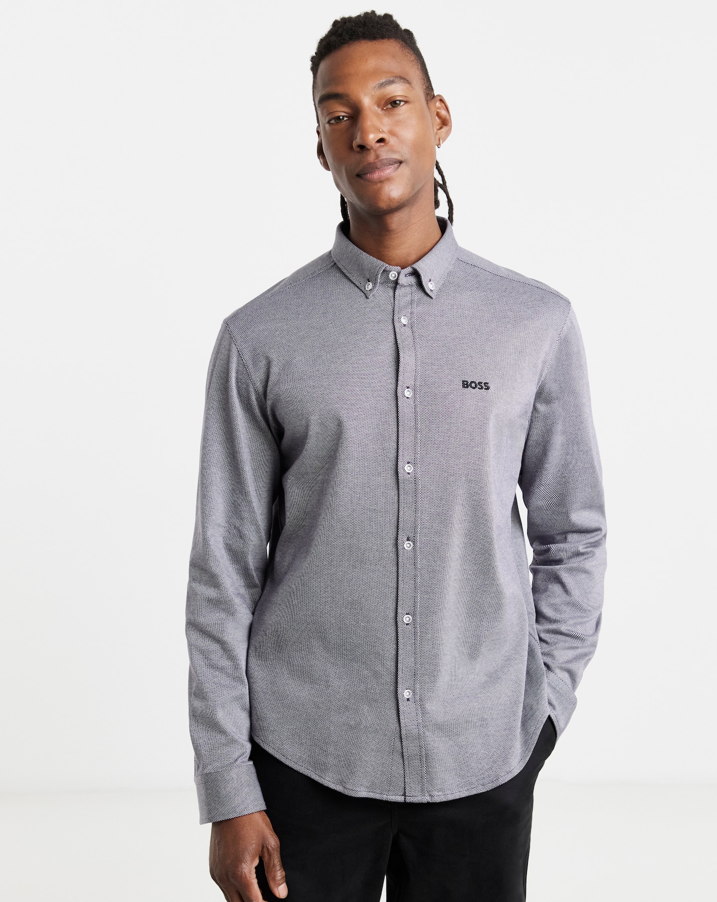 BOSS Long Sleeve Motion Shirt - Purple