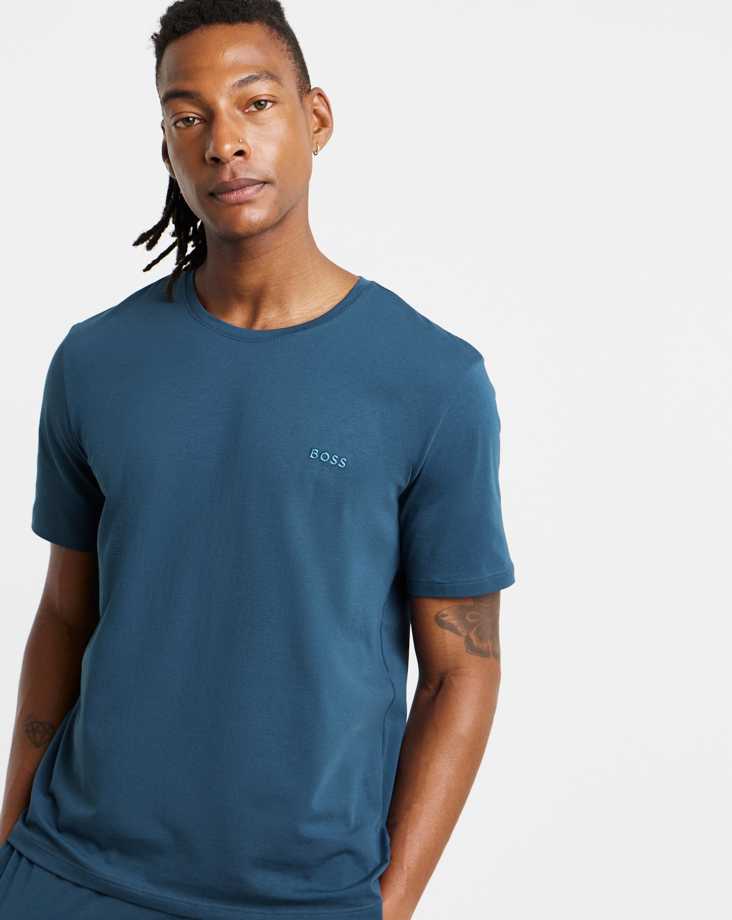 BOSS Short Sleeve Lounge T-Shirt - Blue