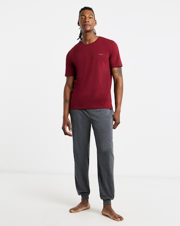 BOSS Mix & Match Short Sleeve Lounge T-Shirt - Red