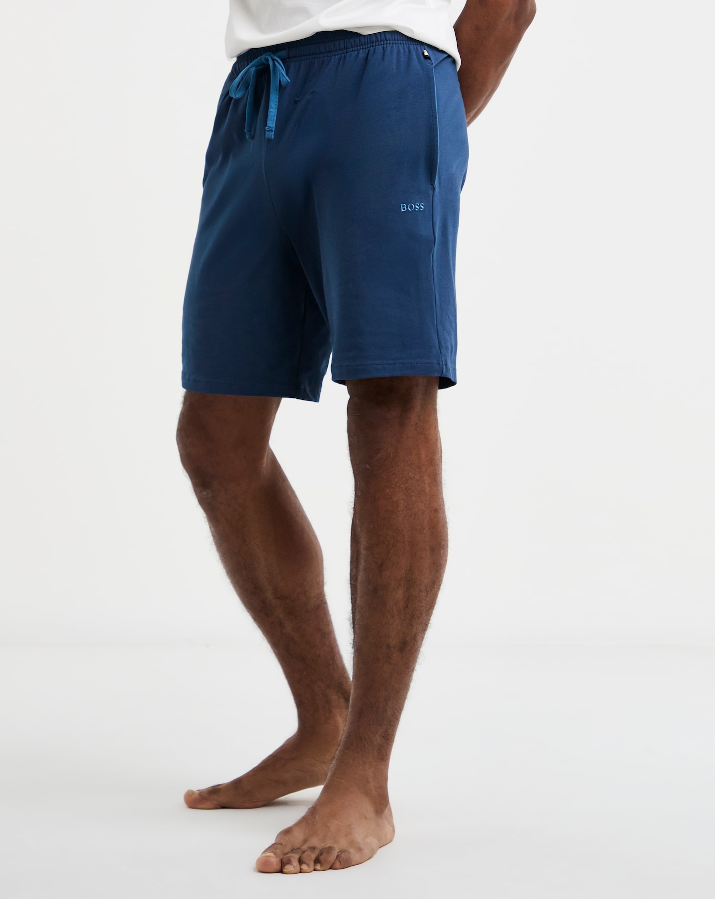 New In - BOSS Lounge Short - Blue